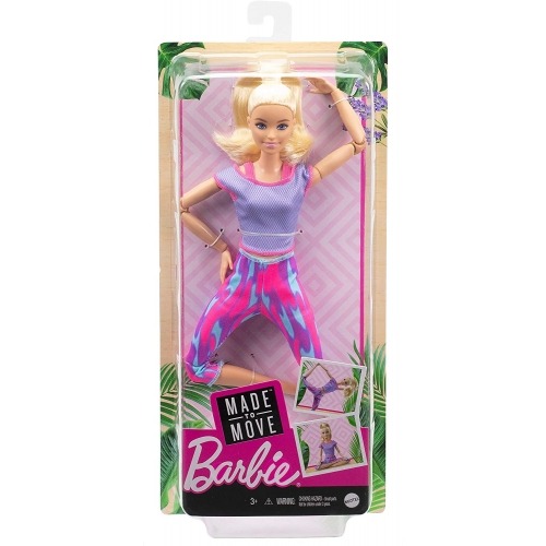 Кукла Барби 'Безграничные движения' блондинка (новинка) Бишкек и Ош купить в магазине игрушек LEMUR.KG доставка по всему Кыргызстану