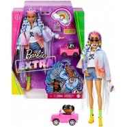 Кукла Барби Extra in Long-Fringe с щенком Бишкек и Ош купить в магазине игрушек LEMUR.KG доставка по всему Кыргызстану